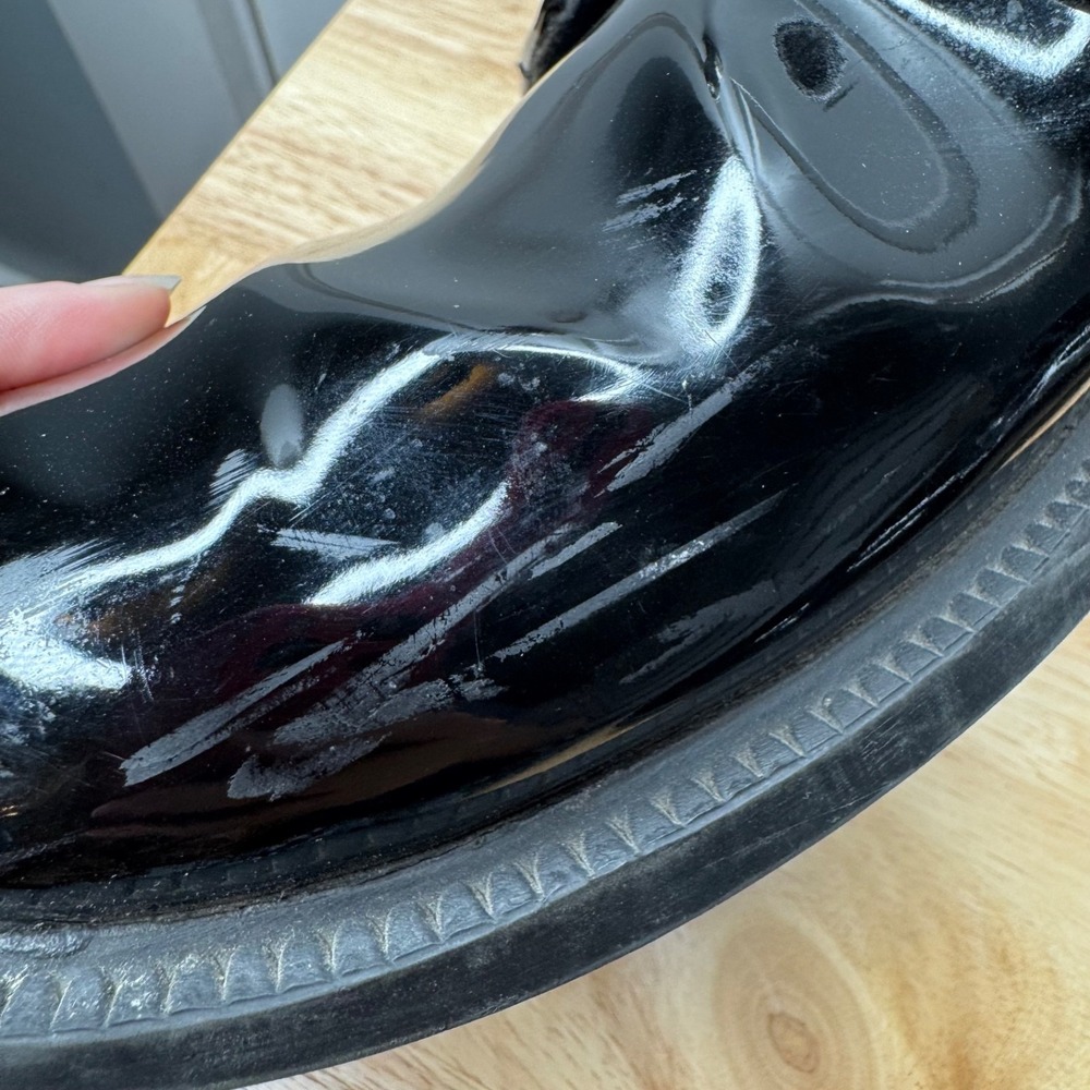 Thorogood 831-6031 Unisex Adult Shiny Black Uniform-Poromerics Shoe 10.5 M - Picture 8 of 9